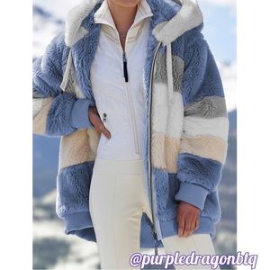 FAUX FUR SHERPA JACKET FLEECE TEDDY COAT NWT🔥SALE🔥